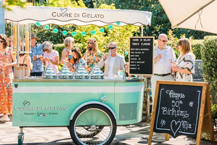 Gelato cart - Made in Italy