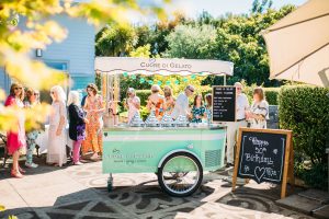 Gelato cart birthday party